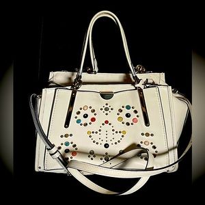 Coach leather shoulder, cross body excellent condition